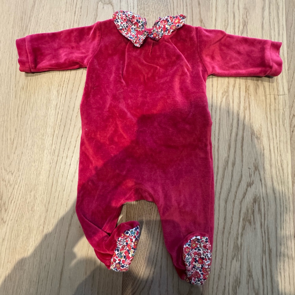 Jacadi Red Floral One Piece